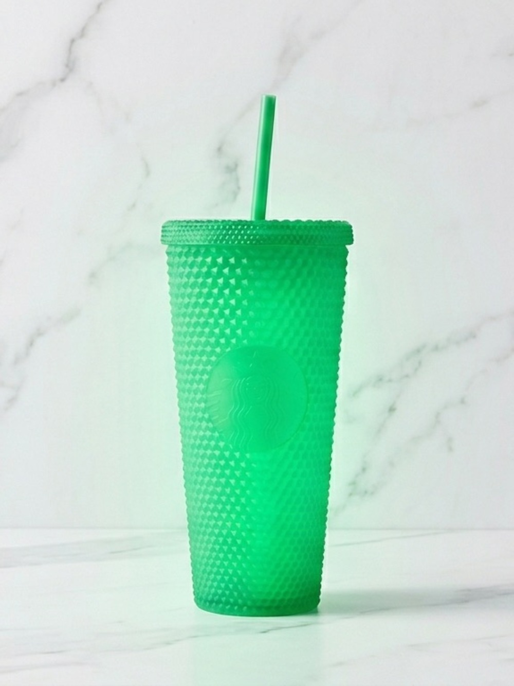 Starbucks 2022 Lemongrass Glow in the Dark Studded Tumbler 16oz Cold Cup New
